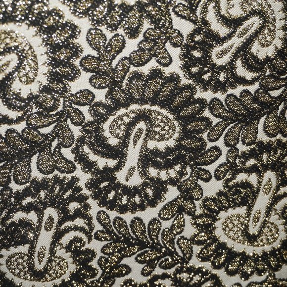 Vintage 60s Dynasty Regency Brocade Gown Dress - Picture 3 of 9